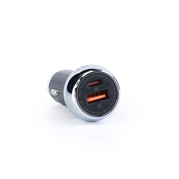 شارژر خودروی سریع JBQ PD & QC3.0 - شارژ سریع دو پورته و کوچک با سرعت بالا - C-1