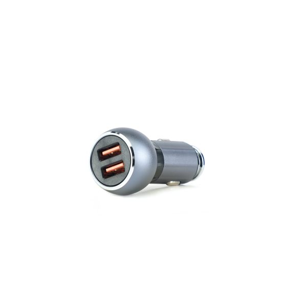 شارژر خودروی فلزی JBQ با دو پورت USB - شارژ سریع 3.0، 36 وات