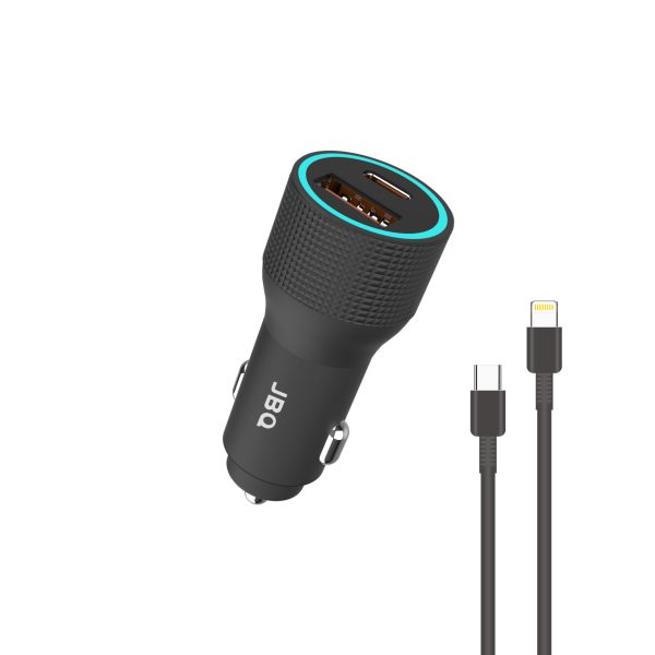 آداپتور شارژر خودرو JBQ 45 وات با کابل USB-C CC-P8