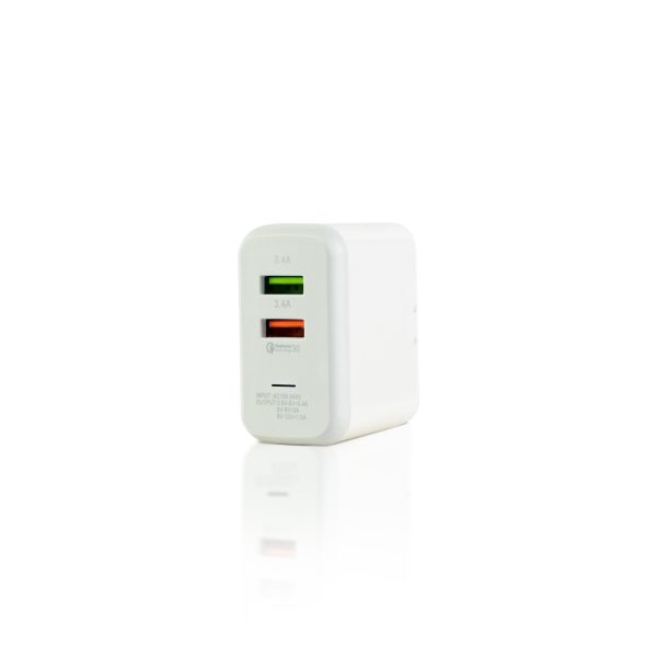 شارژر سفر JBQ - دو پورت USB، خروجی 6.5 آمپر F-2 - USB به میکرو