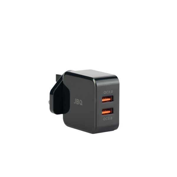 شارژر سریع JBQ 3.0 - شارژر دو پورت USB (خروجی 6.2 آمپر) HC-12 F2 - نوع C