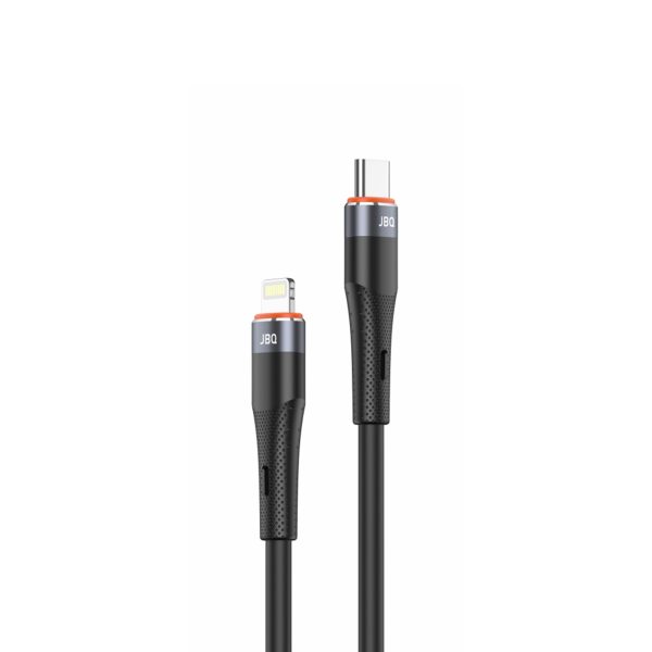 کابل شارژ سریع JBQ 30 وات با پوشش فلزی | کابل پریمیوم Type-C به Lightning (۱.۵ متر) CA-516