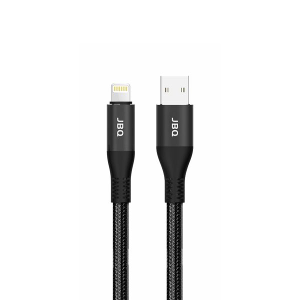 کابل انتقال داده USB به Lightning شارژ سریع JBQ 6A - طراحی بافته شده مقاوم، طول ۱.۲ متری CA-520