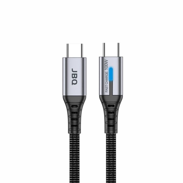 کابل شارژ سوپر سریع JBQ 100 وات | از نوع C به نوع C | ۱.۵ متر | مقاوم و با سرعت بالا CA-1100