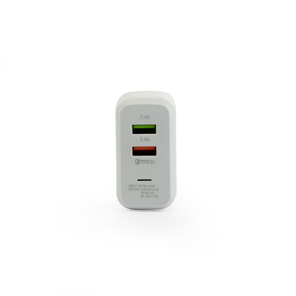 شارژر سفر JBQ - دو پورت USB، خروجی 6.5 آمپر F-2 - USB به iOS