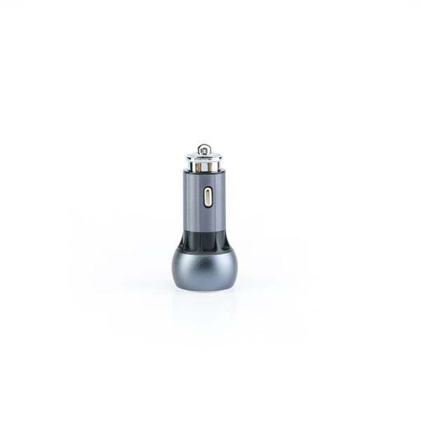شارژر خودروی فلزی JBQ 36 وات با دو پورت USB - شارژ سریع 3.0 - میکرو