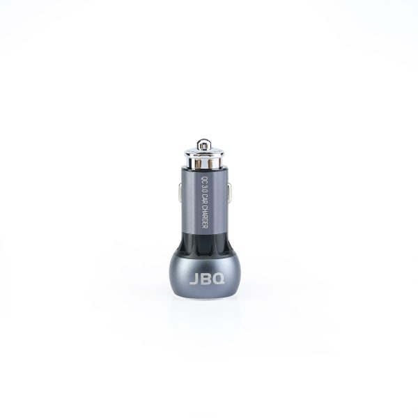 شارژر خودروی فلزی JBQ 36 وات با دو پورت USB - شارژ سریع 3.0 - Type-C